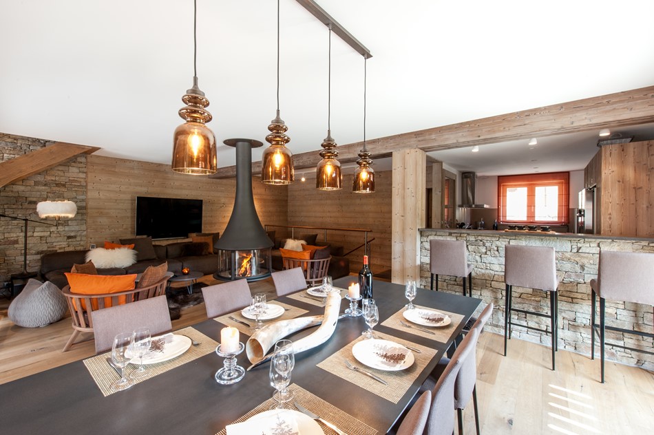 Séjour du Chalet Bonheur