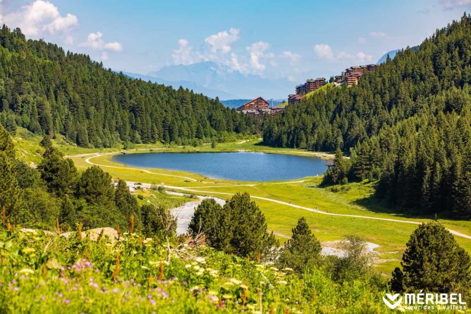 Vue sur la réserve Tueda à Mottaret