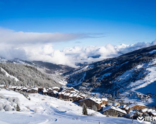 Station de Méribel-Mottaret en hiver