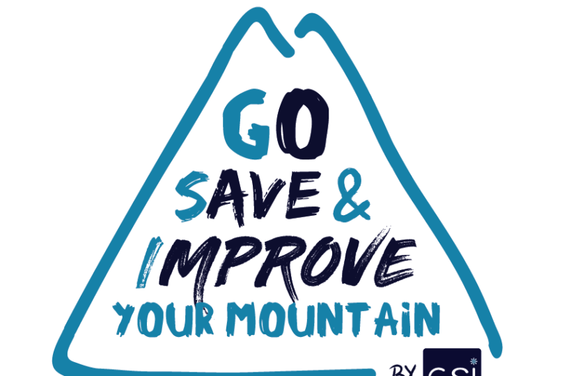 Logo Go Save and Impove your moutain