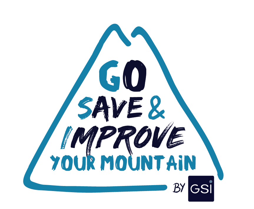 Logo Go Save and Impove your moutain