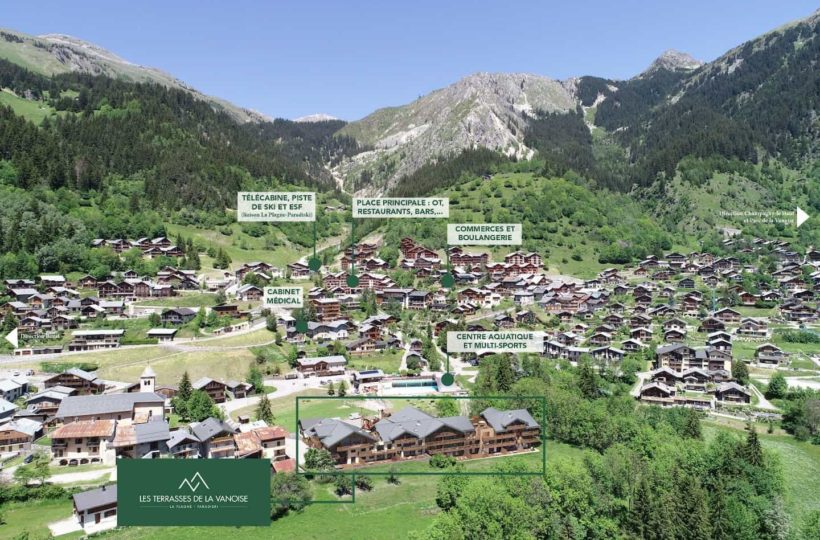 Les Terrasses de la Vanoise - photo d'implantation dela résidence