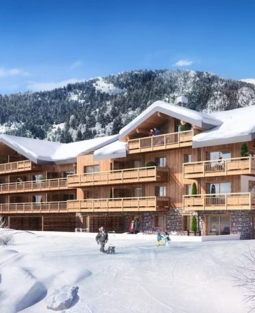Les Terrasses de la VAnoise - Perspective de la façade