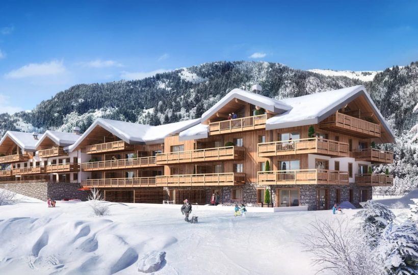 Les Terrasses de la VAnoise - Perspective de la façade