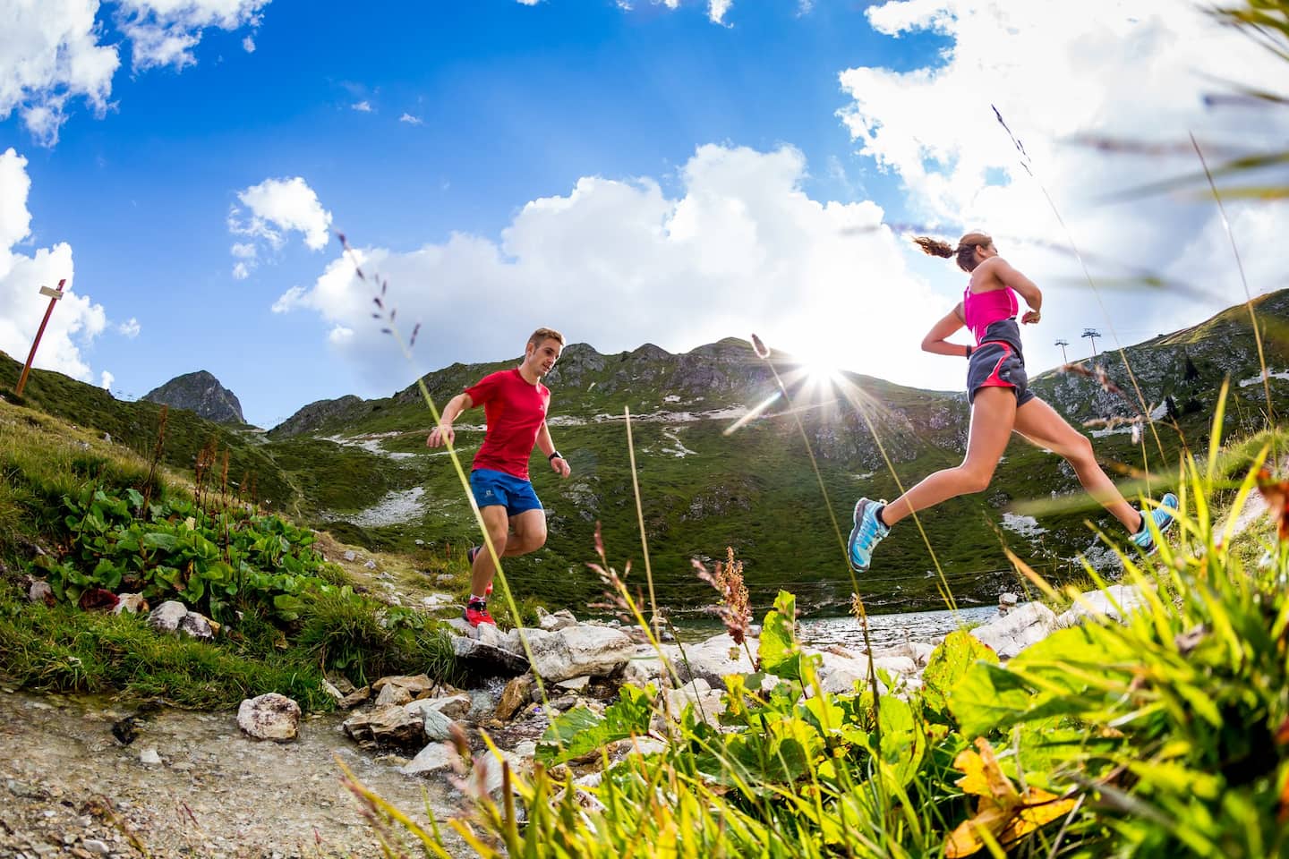 Trail à La Plagne
