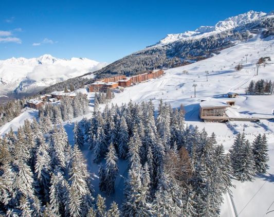 Station des Arcs en hiver
