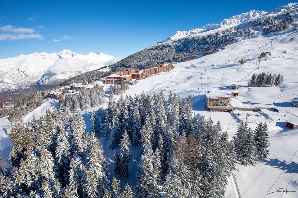 Station des Arcs en hiver