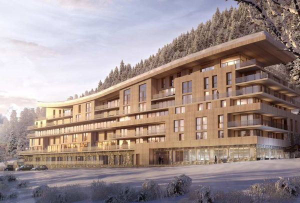 Résidence Le Ridge aux Arcs en hiver