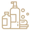 Welcome gifts and cleaning kit