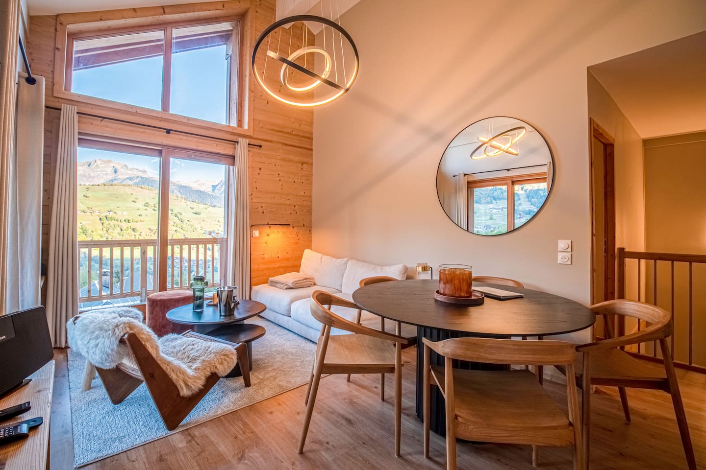 Living room of the Chalet Ambroisie - Lumi - Valmorel