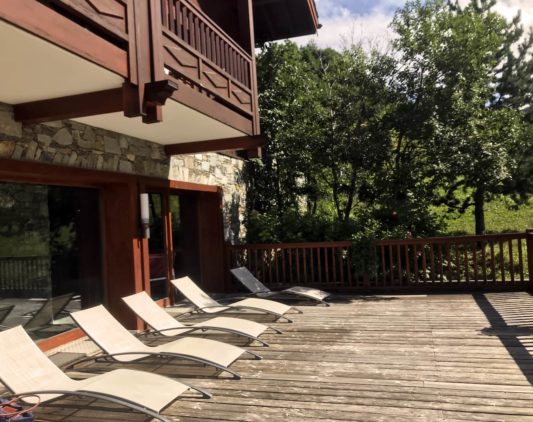 Terrasse Les Chalets du Gypse