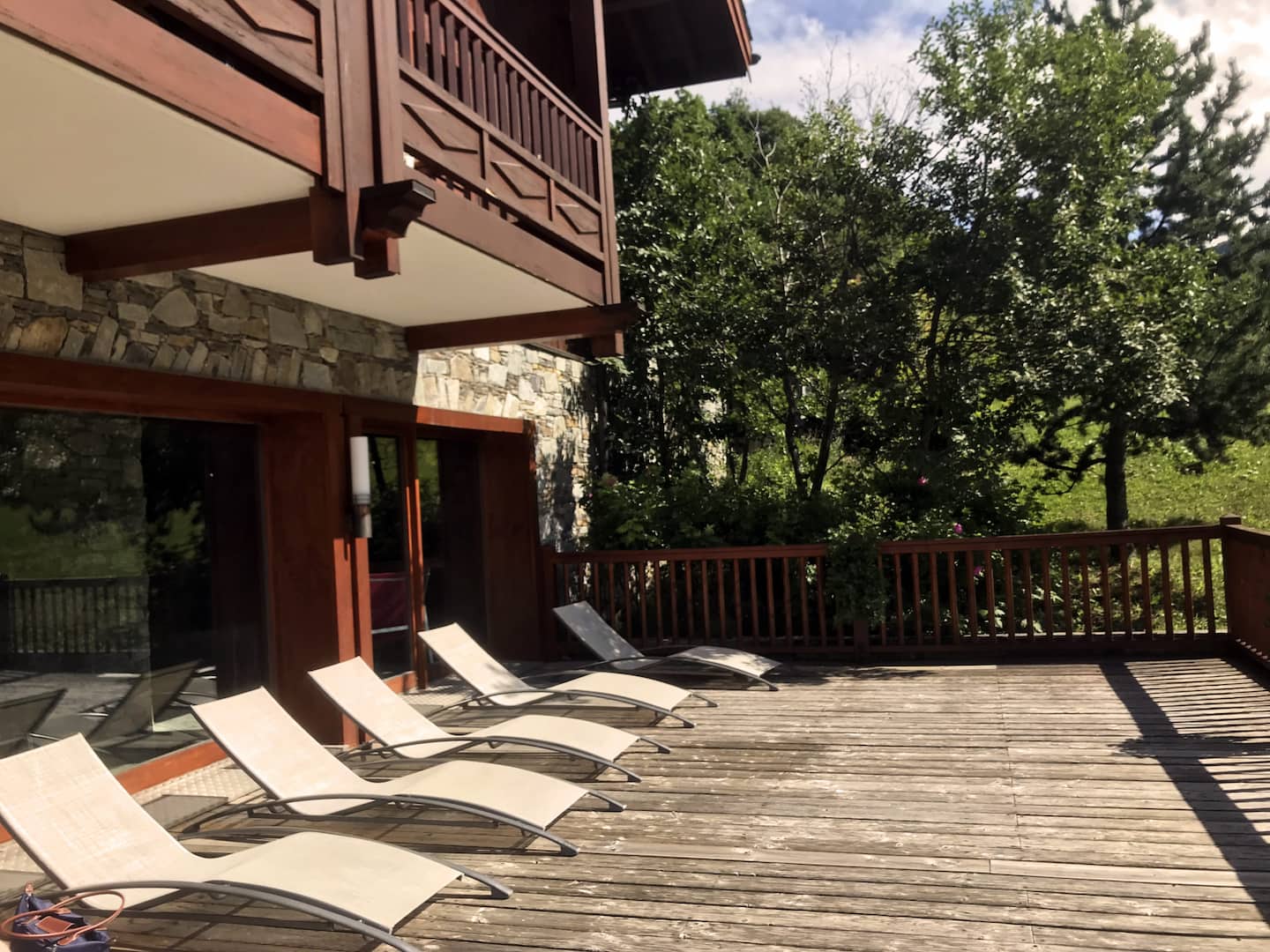 Terrasse Les Chalets du Gypse