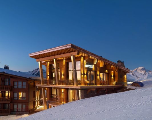 Chalet Arpoza nuit - Les Arcs 1800