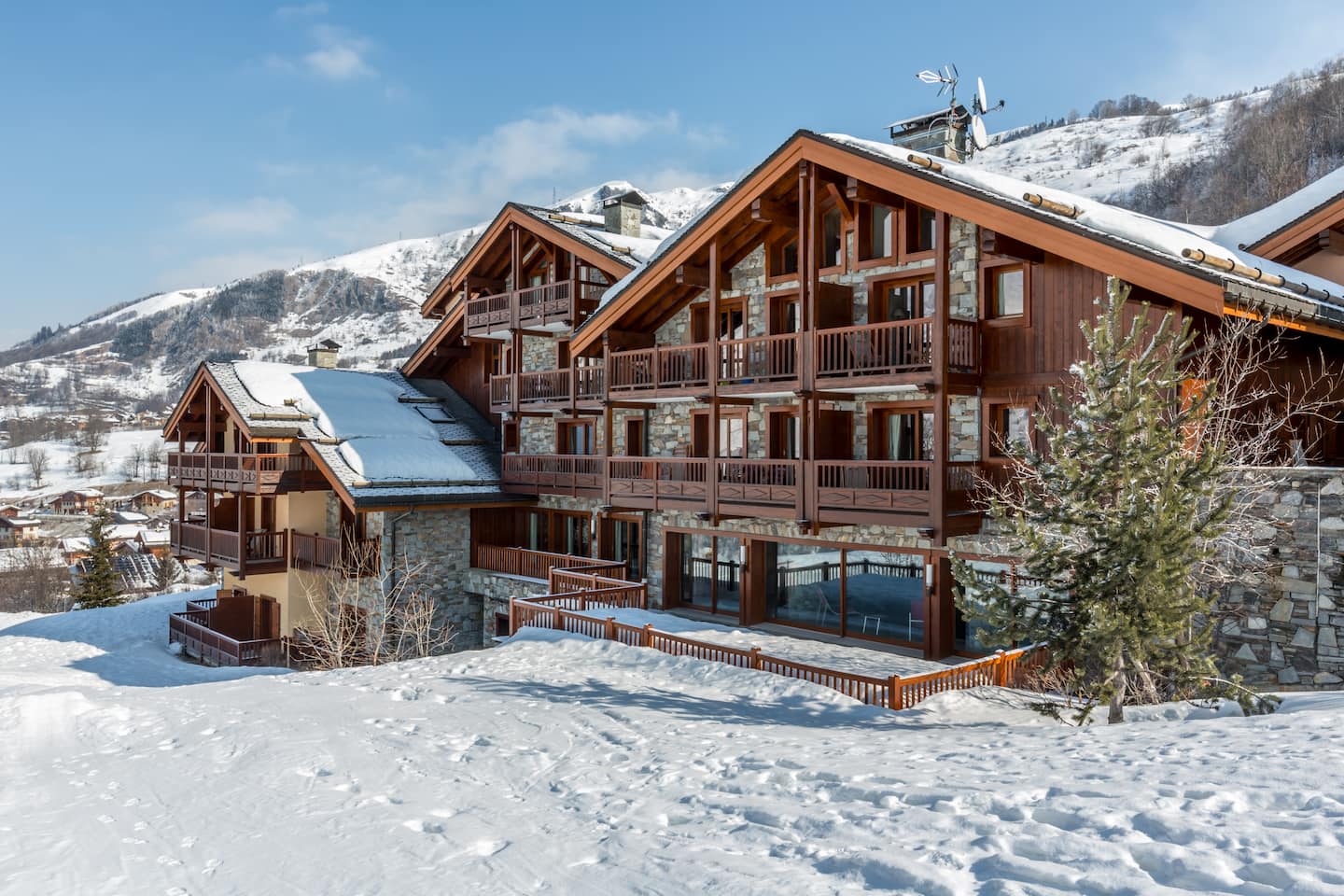 Résidence Les Chalets du Gypse à Saint Martin de Belleville en hiver