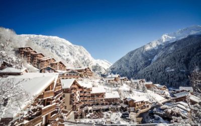 Station de Champagny en Vanoise en hiver