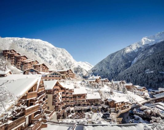 Station de Champagny en Vanoise en hiver