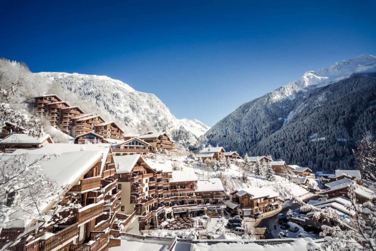 Station de Champagny en Vanoise en hiver