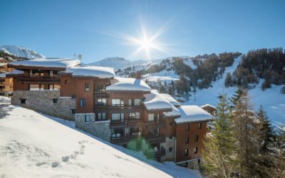 Station de La Plagne en hiver