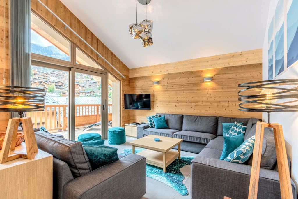 Living room in Les Terrasses de la Vanoise A22 Champagny en Vanoise