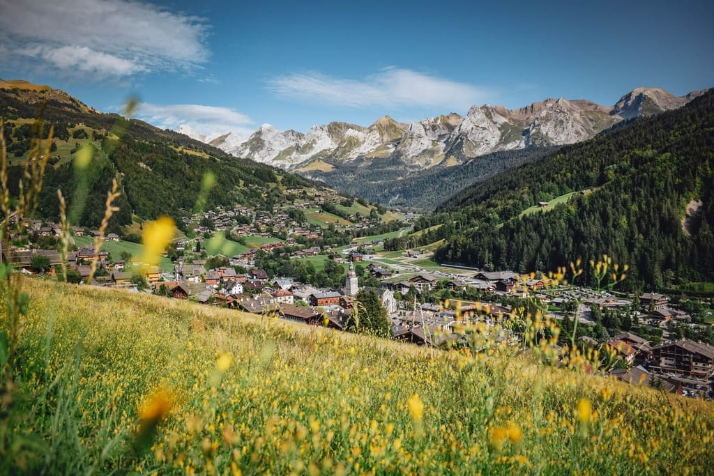Photo d'un village au Grand Bornand