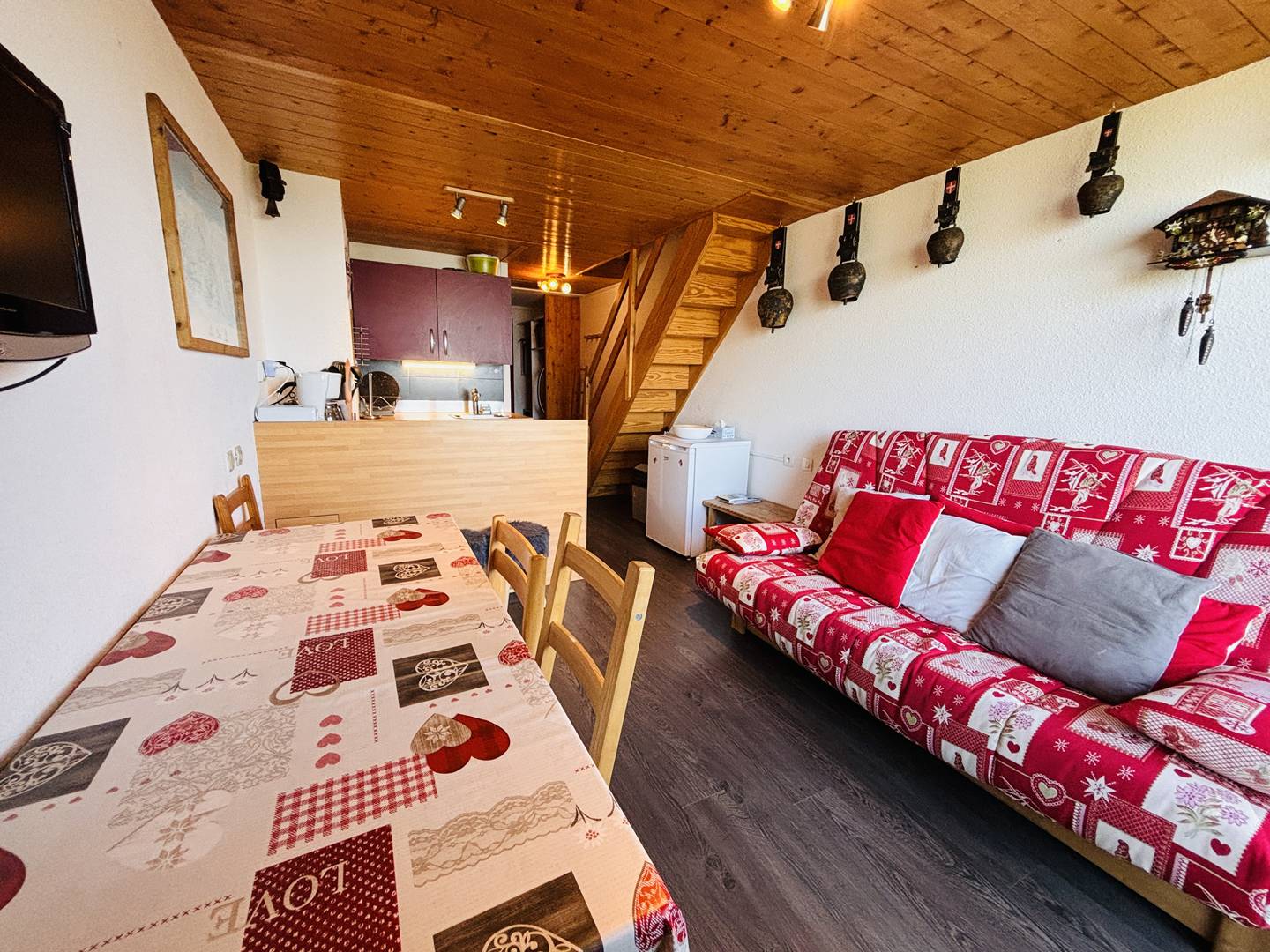 Appartement 4 pièces 6 personnes - résidence Arc en Ciel - location vacances Peisey-Vallandry