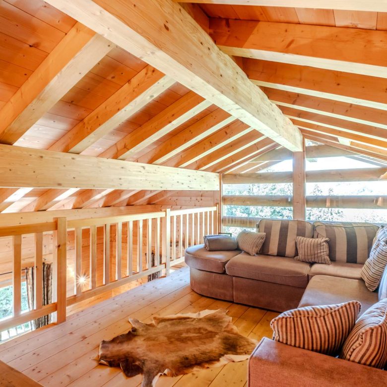 Chalet Myrtilles - Piece de vie - location vacances - le grand bornand